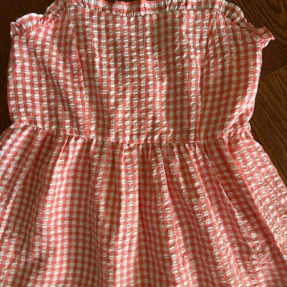 NWT Wild Fable Gingham Spaghetti Strap Mini Tiered Ruffle Dress Size Small - Picture 6 of 13